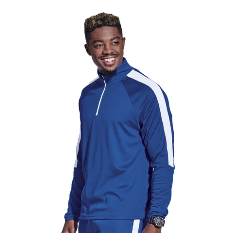 BRT Chrome Tracksuit Top - Black With White