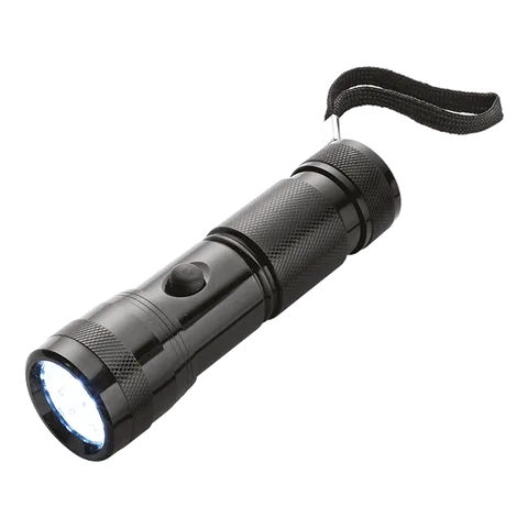 Torch with 14 LED Lights - Black