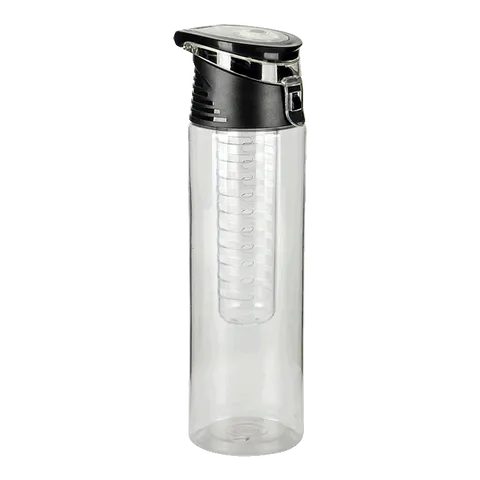 700ml AS Fruit Infuser Water Bottle With Carry Handle - Clear