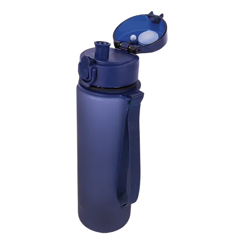 600ml Frosted Cylinder Water Bottle