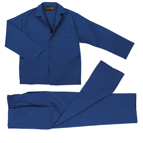 Barron Budget 100% Cotton Conti Suit - Royal Blue