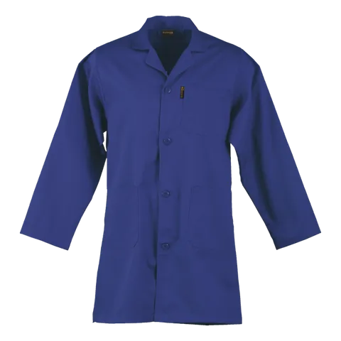 Barron Poly Cotton Dust Coat - Royal Blue