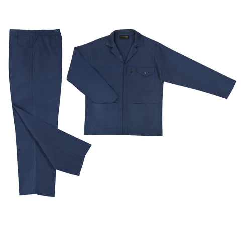 Barron Supreme 100% Cotton Conti Suit - Navy