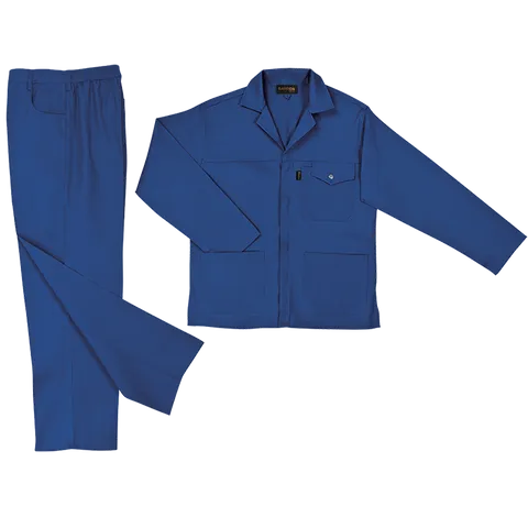 Barron Supreme Poly Cotton Conti Suit - Royal Blue