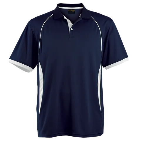 Mens Derby Golfer - Navy With White