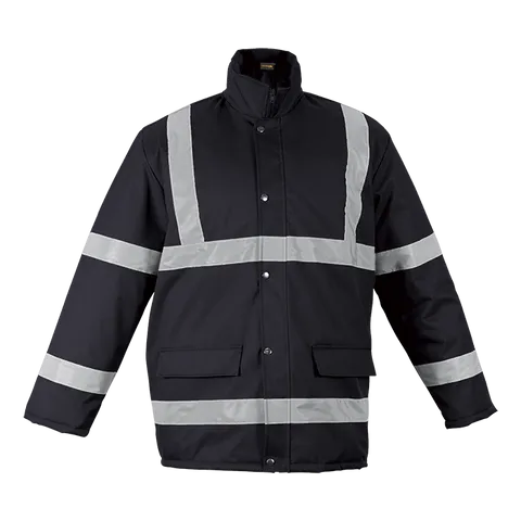 Deploy Security Reflective Parka - Black