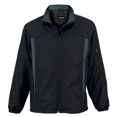 Mens Griffin Jacket - Black With Grey