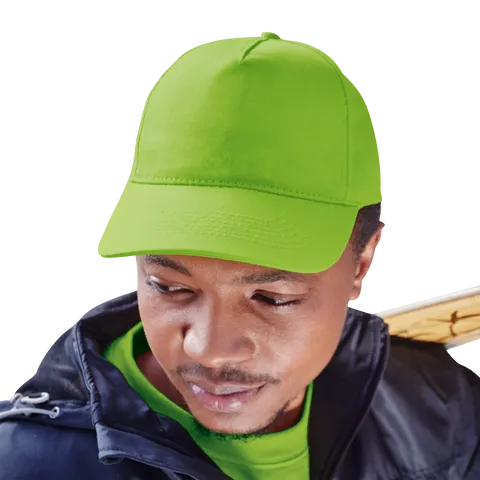 5 Panel Cotton with Hard Front Cap