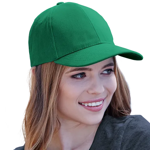 6 Panel Brushed Cotton Cap