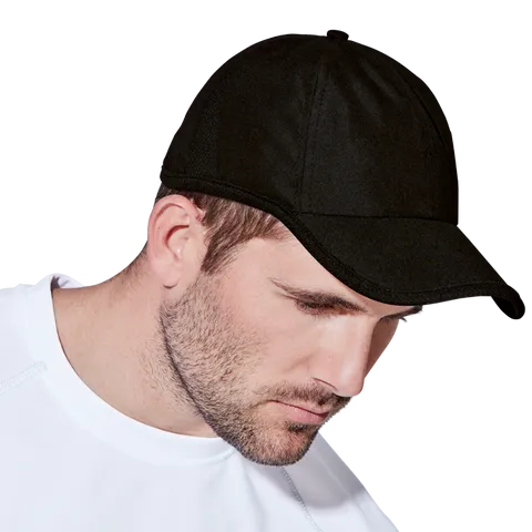 6 Panel Arctic Cap - Black