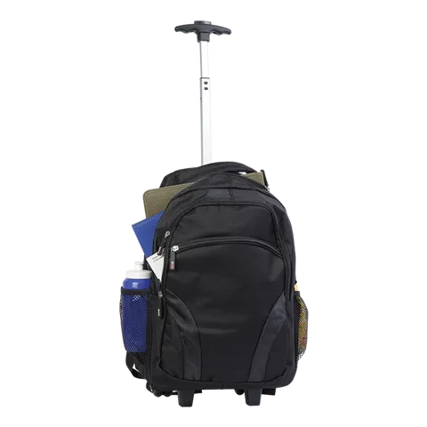 Pesaro Laptop Trolley Backpack - Black