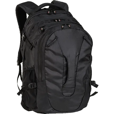 Executive Backpack With Front Carry Handle - Black