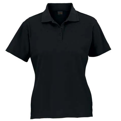 Ladies 175g Barron Pique Knit Golfer - Black