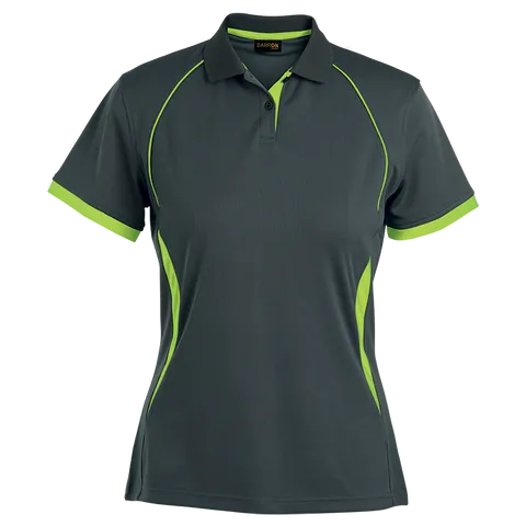 Ladies Derby Golfer - Grey With Lime