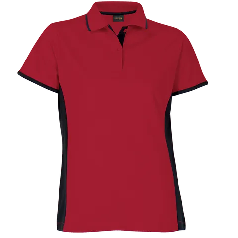 Ladies Two-Tone Golfer - Red With Black