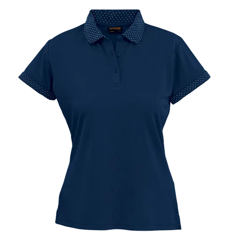 Ladies Jazz Golfer - Navy With White