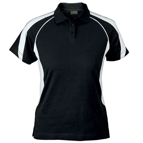 Ladies Maxima Golfer - Black With White
