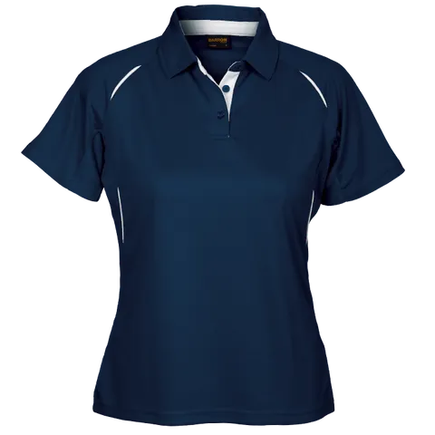 Ladies Neptune Golfer - Navy With White