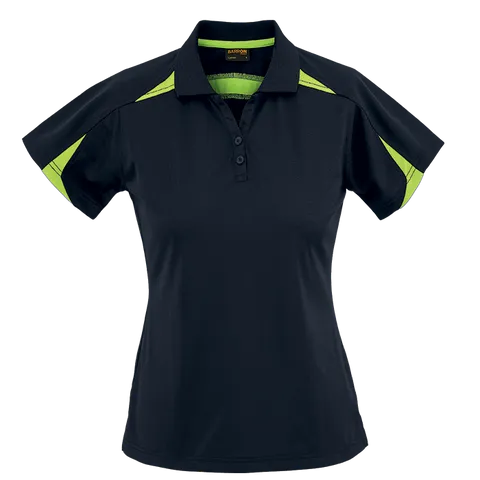 Ladies Solo Golfer - Black With Lime