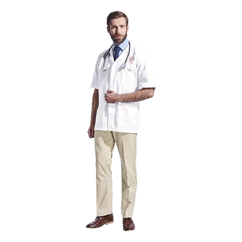 All-Purpose Short Sleeve Lab Coat