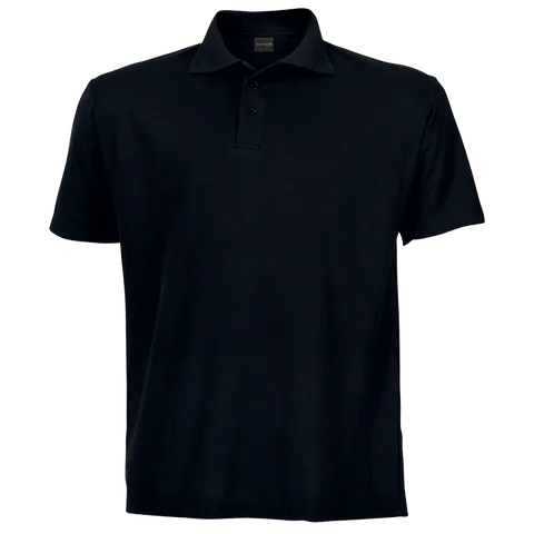 Mens 175g Barron Pique Knit Golfer - Black