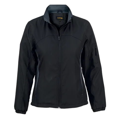 Ladies Griffin Jacket - Black With Grey