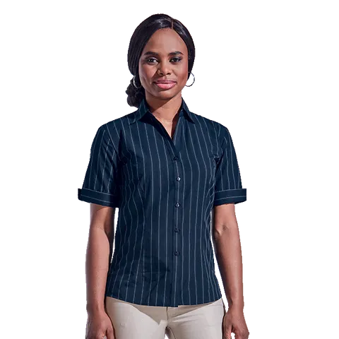 Ladies Civic Blouse Short Sleeve