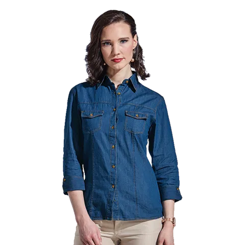 Ladies Denver Denim Blouse (LL-DEN)