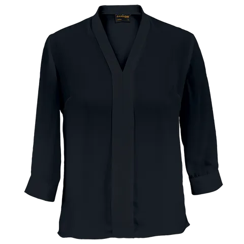 Ladies Tulip Blouse - Black