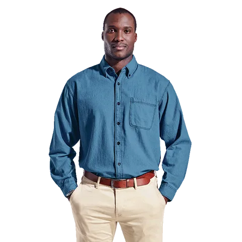 Mens Denim Shirt Long Sleeve (LO-DEN)