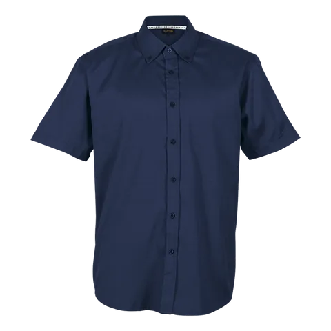 Mens Prime Cotton Lounge Short Sleeve - Navy