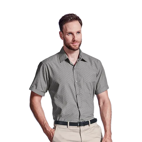 Mens Claremont Lounge Shirt Short Sleeve