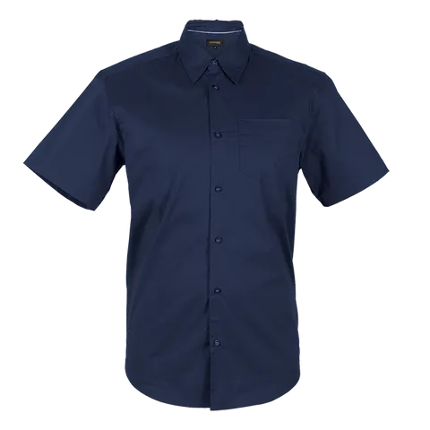 Mens Florida Lounge Shirt Short Sleeve - Navy
