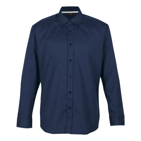 Mens Prime Cotton Lounge Long Sleeve - Navy