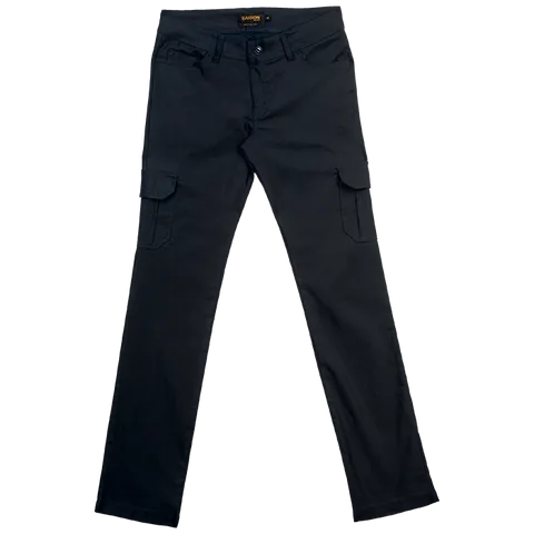 Ladies Stretch Cargo Pants - Black