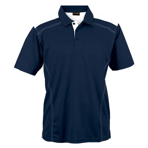 Mens Crest Golfer - Navy With White