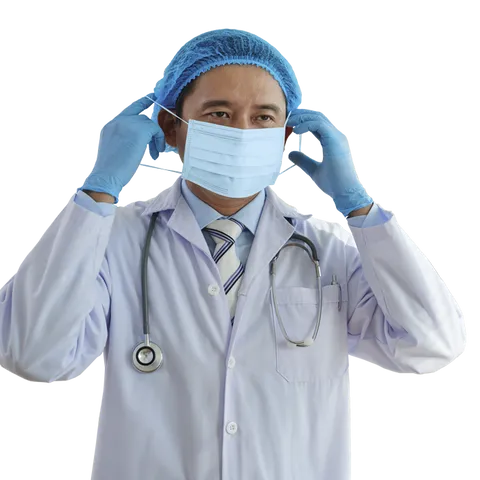 3-Ply Disposable Face Mask (Pack of 50) - Blue