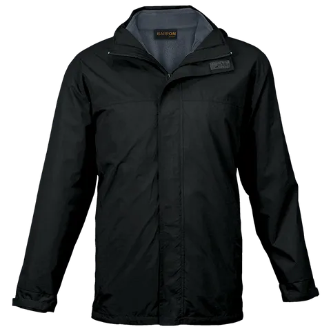 Mens Nashville 3-in-1 Jacket - Black With Charcoal