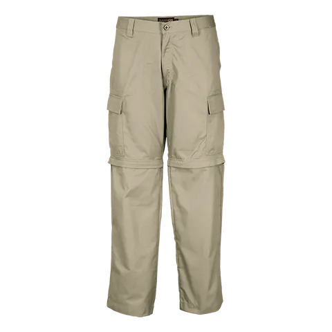 Mens Oliver Zip Off Cargo Pants - Stone