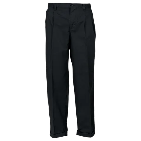 Poly Cotton Chino - Black