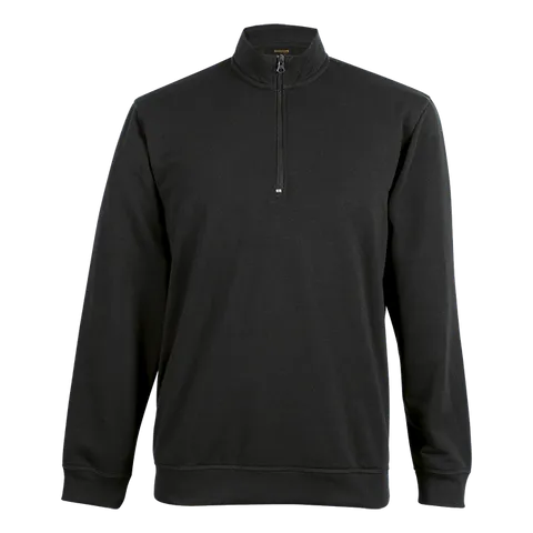 Quinn Quarter Zip Sweater - Black