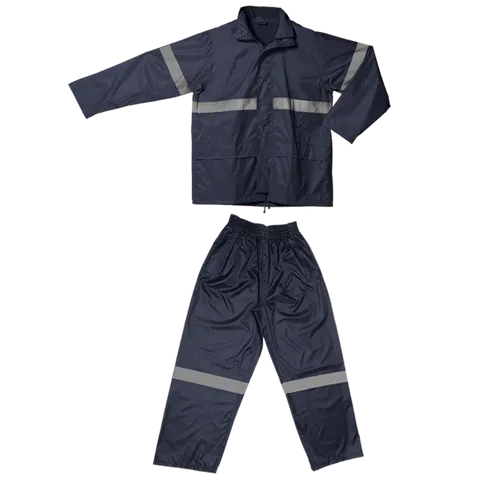 Element Rain Suit - Navy With Reflective