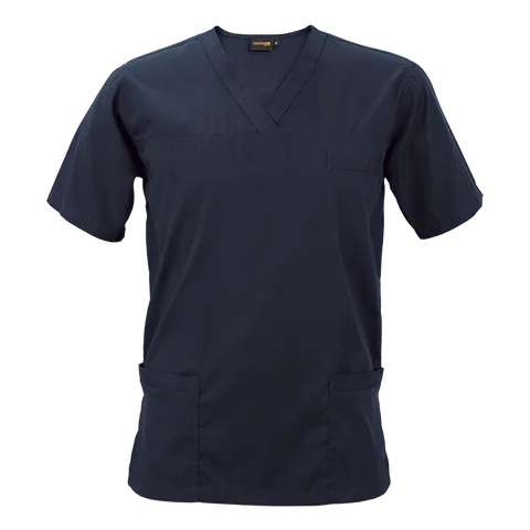 Riley Scrub Top - Navy