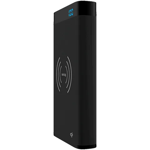 Snug Qi Wireless Charging Power Bank - 10000 mAh - Black
