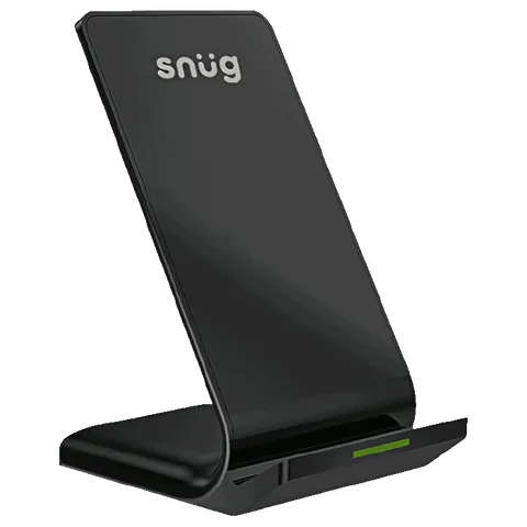 Snug Fast Wireless Desktop Charger - Black
