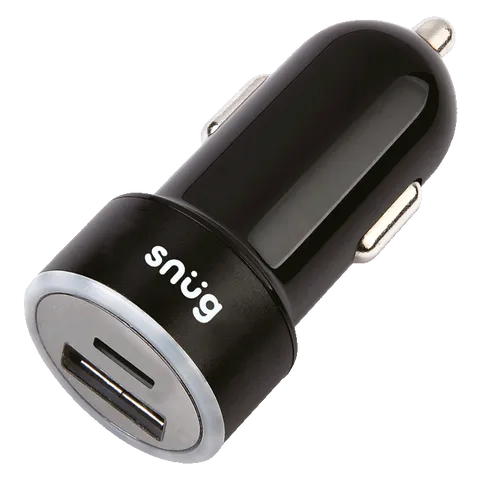Snug Dual Car Charger - Black