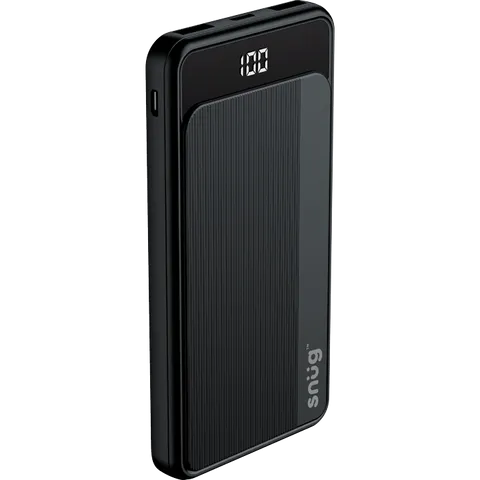 Snug LED Power Bank 10 000mAh - Black
