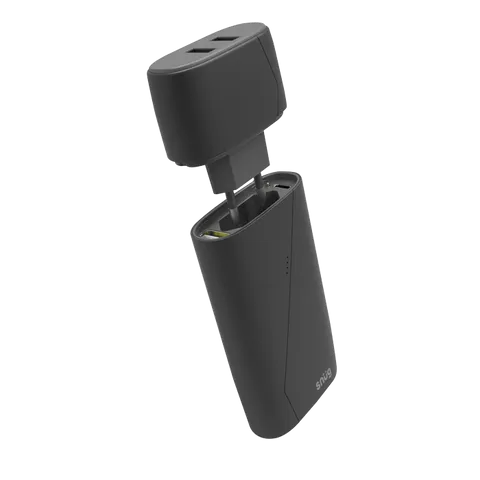 Snug 7800Mah Powerbank And Plug - Black