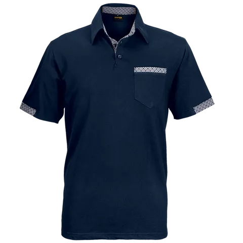 Mens Tebello Golfer - Navy With Navy