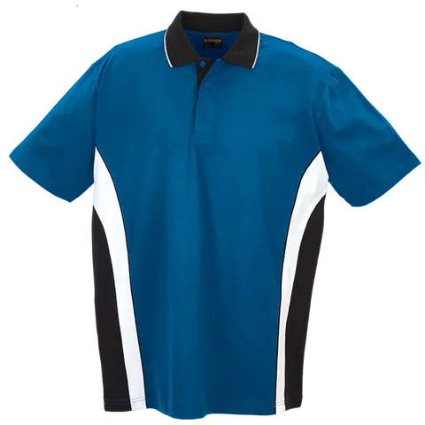 Mens Three Tone Golfer - Blue With White With Black